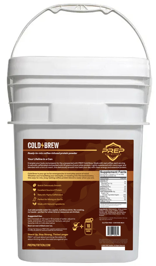 COLD BREW Protein Coffee Drink Mix - 60 Servings
