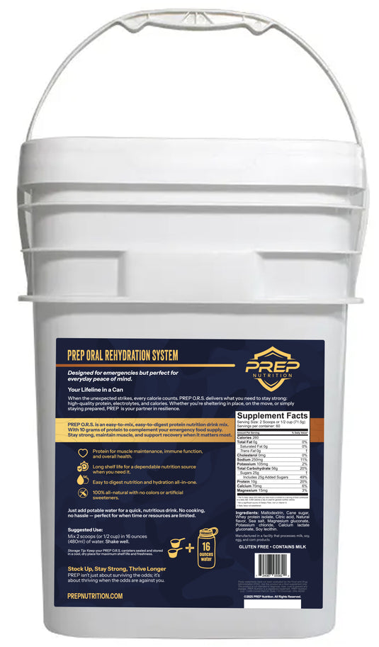 PREP O.R.S. Drink Mix - Fruit Punch - 60 Servings