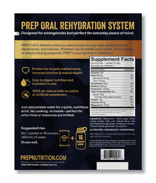 PREP O.R.S. Drink Mix - Grape - Single Serving