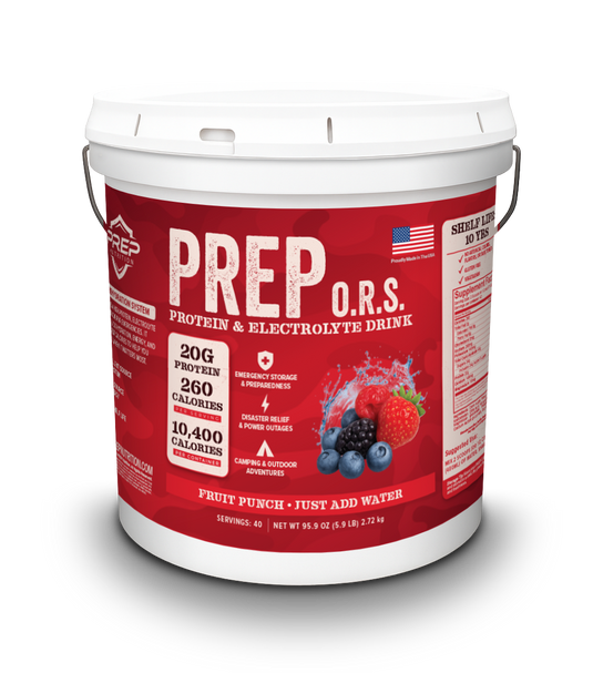 PREP O.R.S. Drink Mix - Fruit Punch - 40 Servings