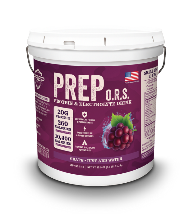 PREP O.R.S. Drink Mix - Grape - 40 Servings